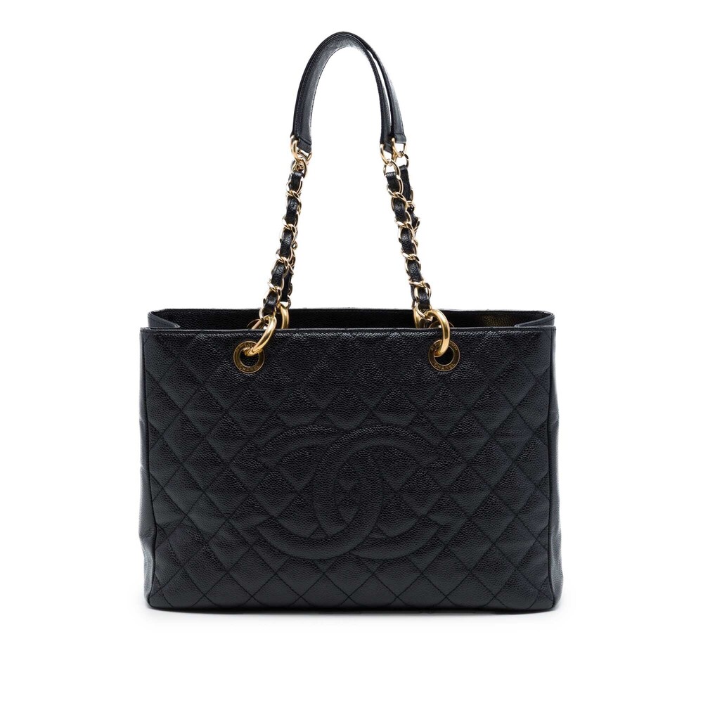 Pre-Loved Chanel Caviar Grand Shopping Tote